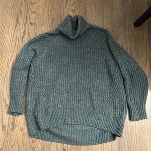 Old Navy Green Cowl Turtleneck Oversized Sweater